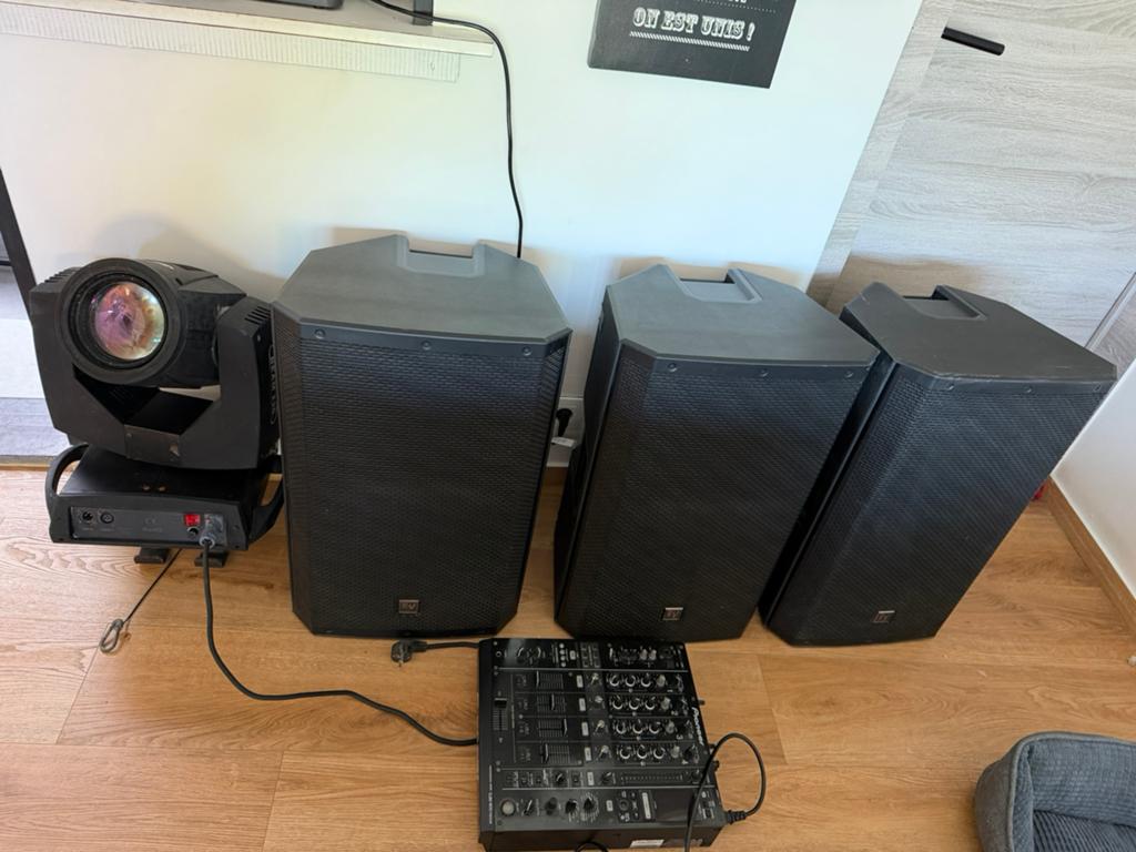 Lot Sono / DJ Complet –Electro-Voice +Pioneer +Lyre Beam 230, Enlèvement, Utilisé