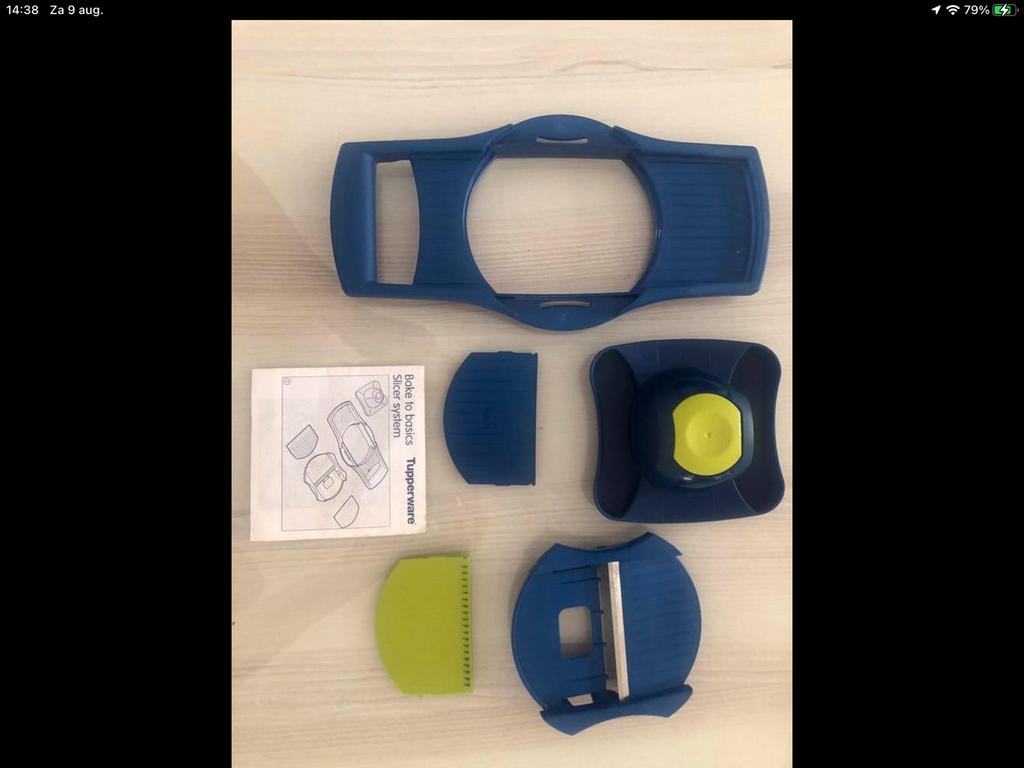 Tupperware groenten rasp mandoline, Huis en Inrichting, Ophalen, Zo goed als nieuw