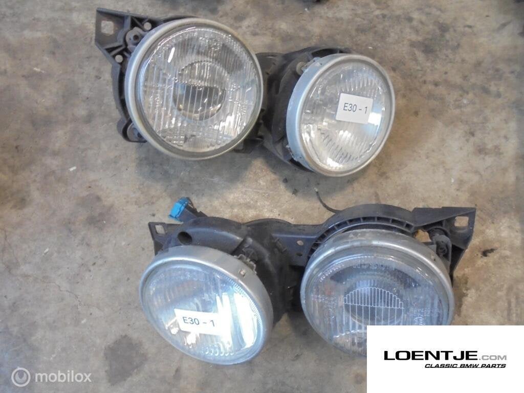 Koplamp set bmw e30 type 2 325i 320i 318i 316, Enlèvement ou Envoi, Utilisé, BMW, BMW