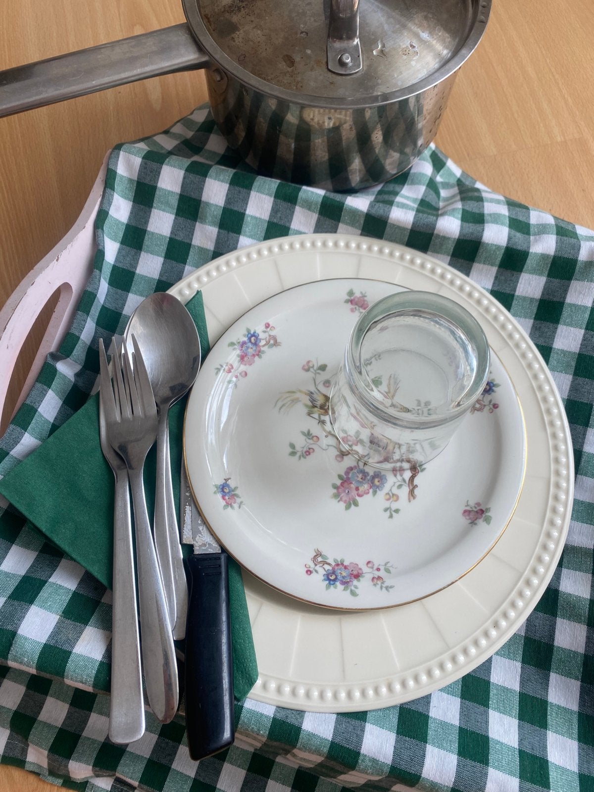 Lunchset/studenten, Ophalen