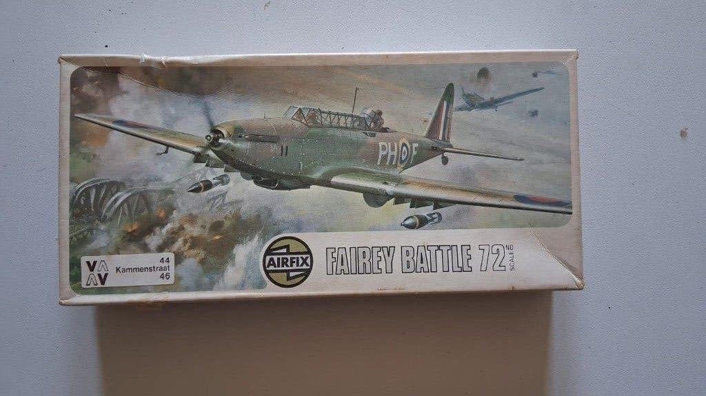 10 Airfix Fairey Battle 72, Verzenden, Zo goed als nieuw, Vliegtuig