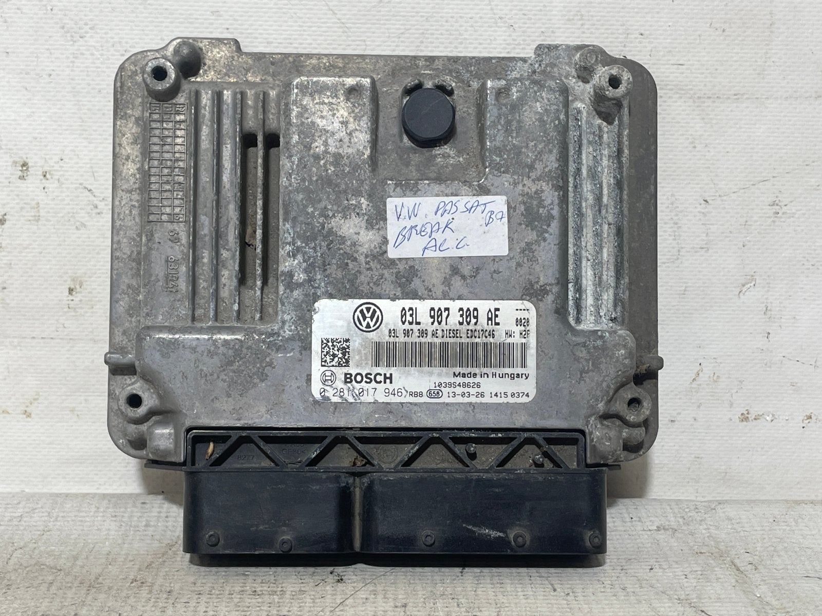 Calculateur Moteur VW PASSAT  03L907309AE, Enlèvement, Utilisé, BMW