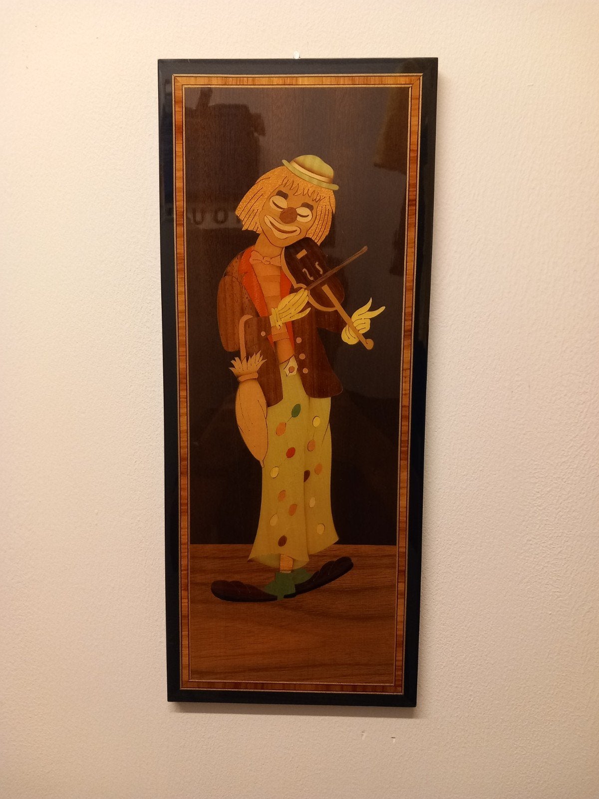 Cadre avec clown., Antiquités & Art, Enlèvement
