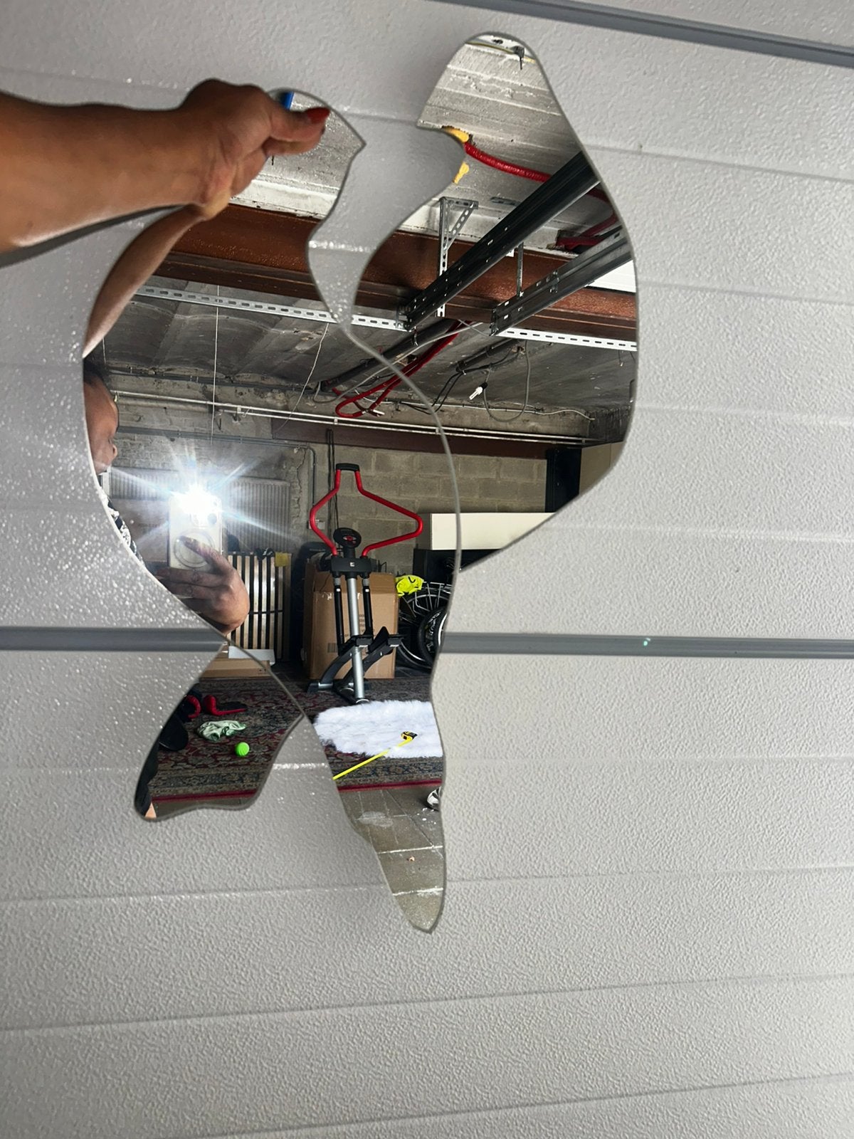 Miroir en forme de couple d’oiseaux, Enlèvement ou Envoi, Comme neuf