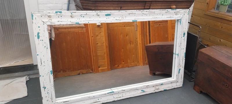 wandspiegel, Huis en Inrichting, Woonaccessoires | Spiegels, Ophalen, Gebruikt, 100 tot 150 cm, 125 cm of meer