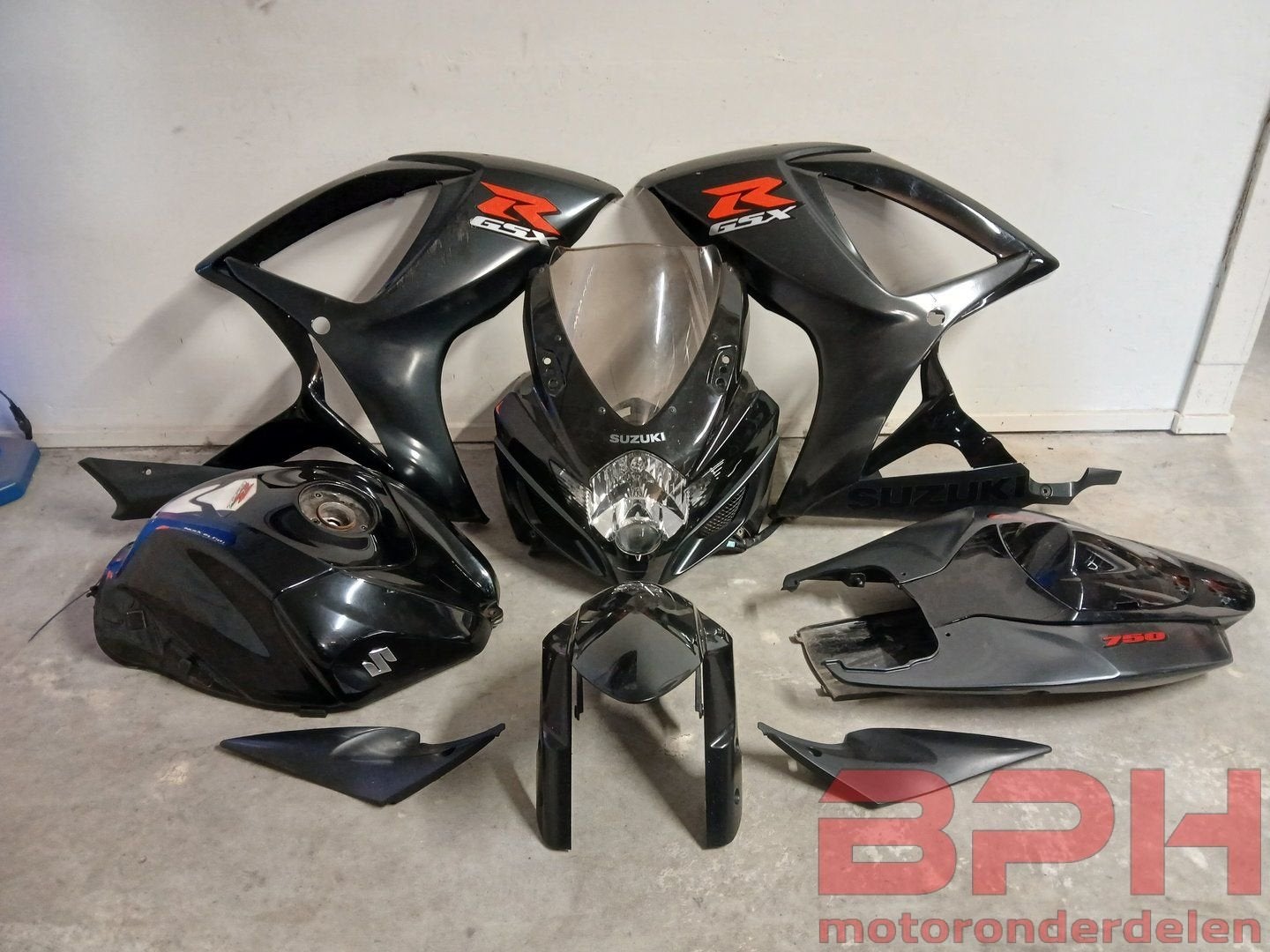 Kappenset + tank Suzuki GSX-R 600 750 K6 - K7 2006 t/m 2007, -, -, Enlèvement, Utilisé