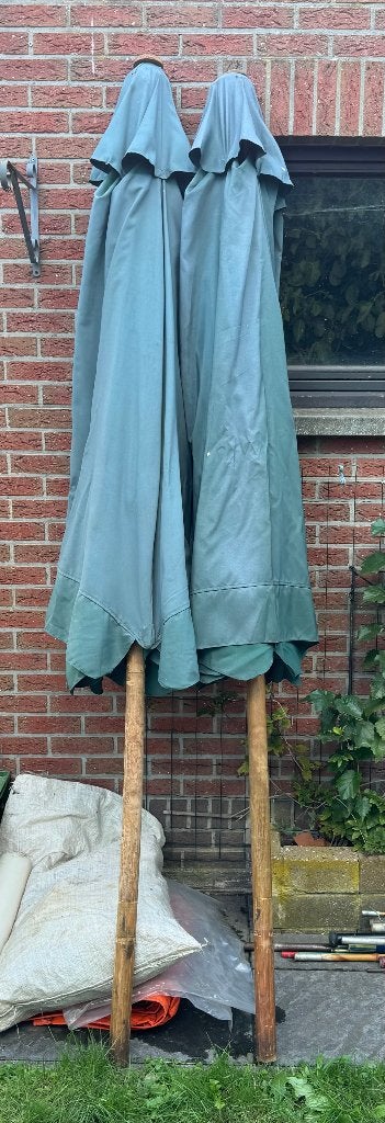 parasols, Ophalen, 2 tot 3 meter, Stokparasol, Verstelbaar