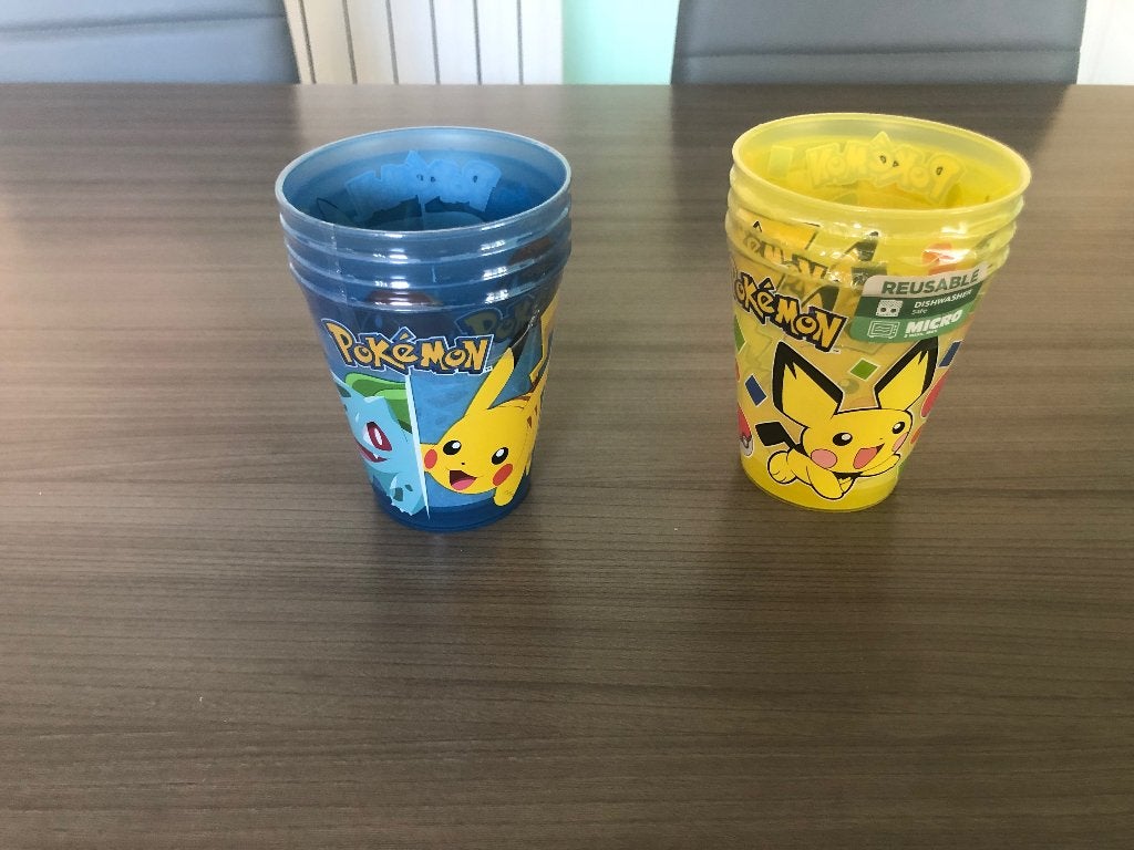 Drinkbekers van Pokémon (8stuks), Ophalen of Verzenden, Nieuw