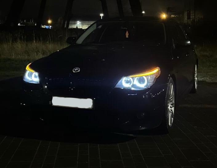 Bmw e60, Auto's, Zwart, Zwart, Particulier, 5 Reeks