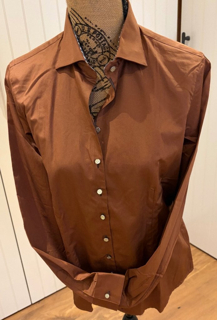 Damesblouse bruin, Westbrook maat 42, Kleding | Dames, Ophalen of Verzenden, Nieuw, Maat 42/44 (L), Bruin