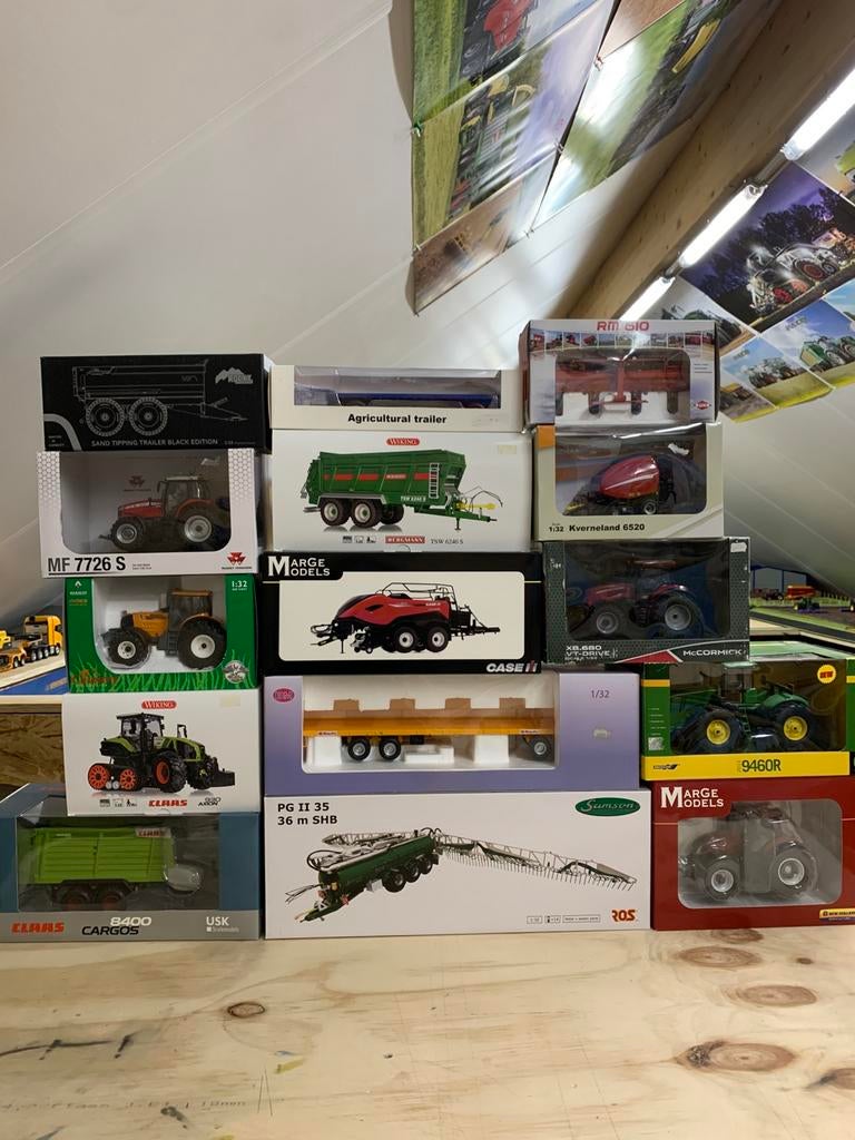 Landbouwminiaturen, Ophalen of Verzenden, Zo goed als nieuw