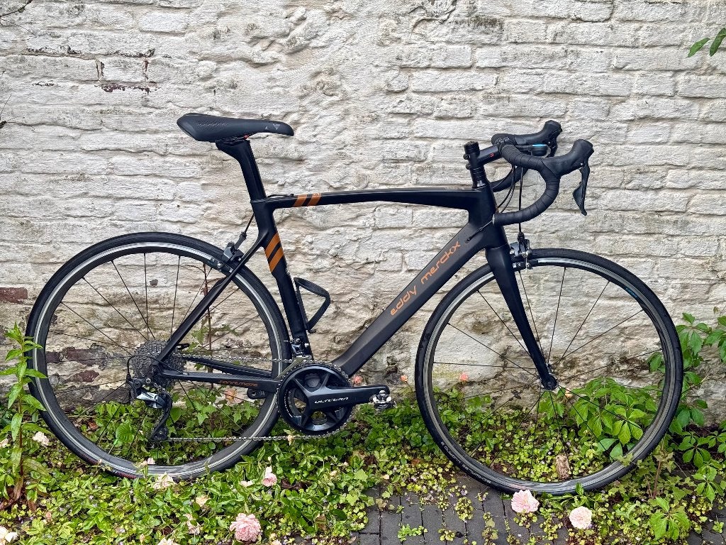Eddy Merckx Sanremo 76 roadbike Ultegra L 4iiii-powermeter, Fietsen en Brommers, 28 inch, Velgrem, Zo goed als nieuw, Meer dan 20 versnellingen