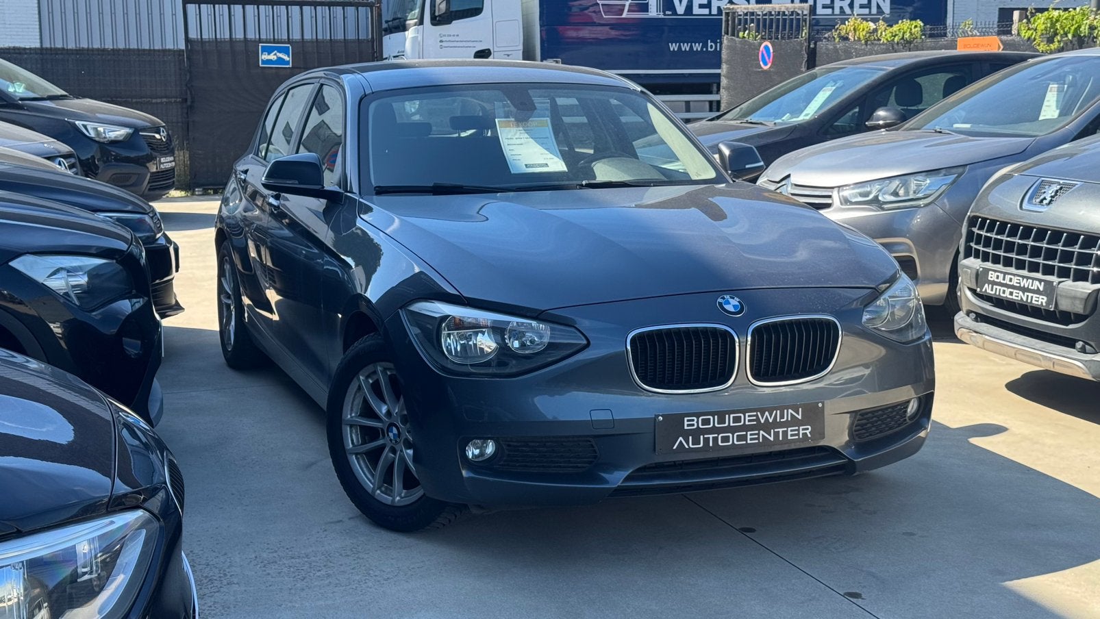 Bmw 1 Serie 1.6Benzine AUTOMAAT 2011 170.xxxkm Topstaat, Autos, BMW, Argent ou Gris, Achat, Entreprise, Garantie prolongée