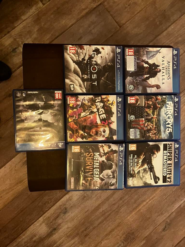 7 games ps4 / shooters 18+, Shooter, 1 joueur, À partir de 18 ans, Un ordinateur