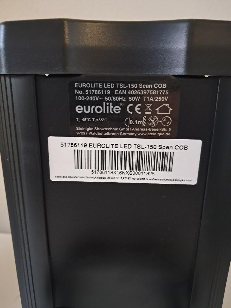 eurolite LED TSL-150 COB LED scanner, Muziek en Instrumenten, Effecten, Ophalen, Zo goed als nieuw