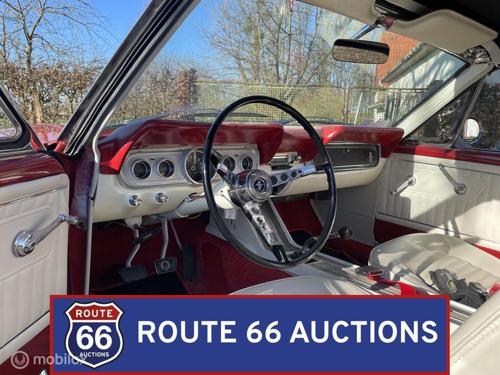 Ford Mustang Cabriolet | 1966 | Route 66 Auctions, Autos, Achat, Entreprise, Boîte manuelle, Autre carrosserie