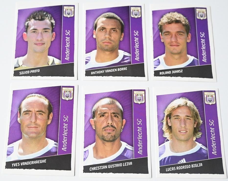 Panini Football 2007 / RSC Anderlecht / 12 stickers, Verzamelen, Verzenden, Nieuw, Poster, Plaatje of Sticker