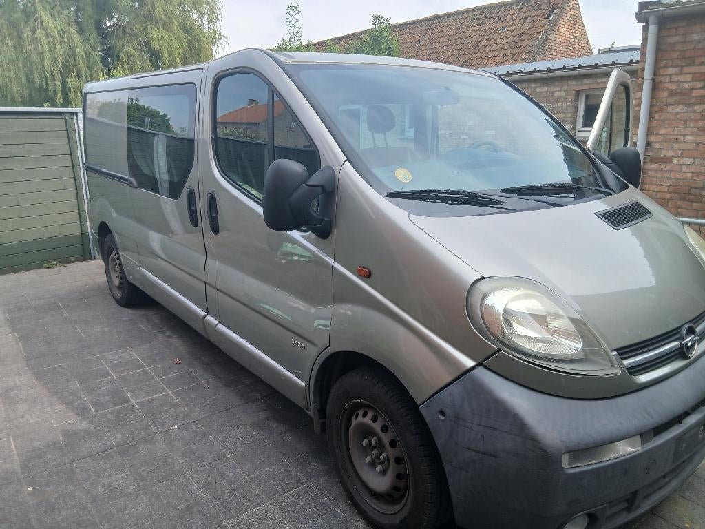 Opel Vivaro 2.0 CDTI L2 dubbele cabine VIA WHATSAPP BERICHT, Autos, Opel, Argent ou Gris, Achat, Vivaro, Boîte manuelle