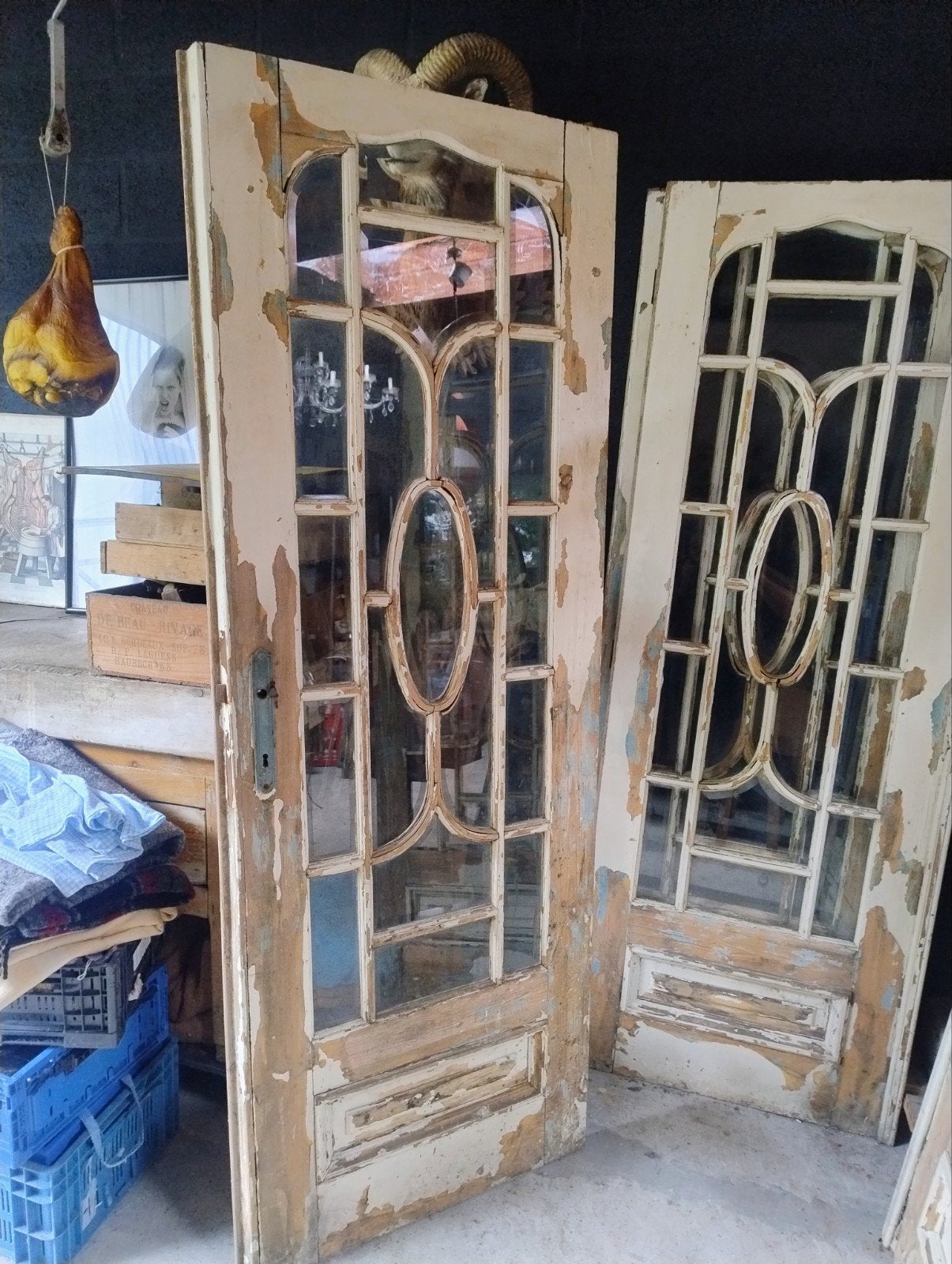 4 mooie originele binnen deuren 150€ t stuk, Huis en Inrichting, Woonaccessoires | Kamerschermen, Ophalen