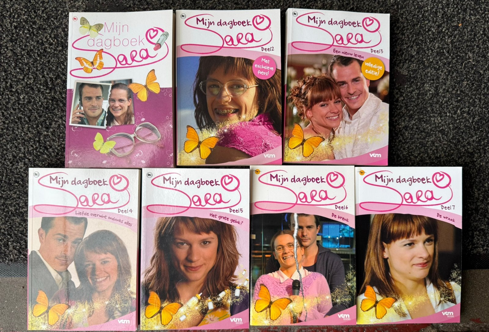 Mijn dagboek Sara (collectie 7st.), Boeken, Film, Tv en Media, Ophalen, Zo goed als nieuw, Tv-serie