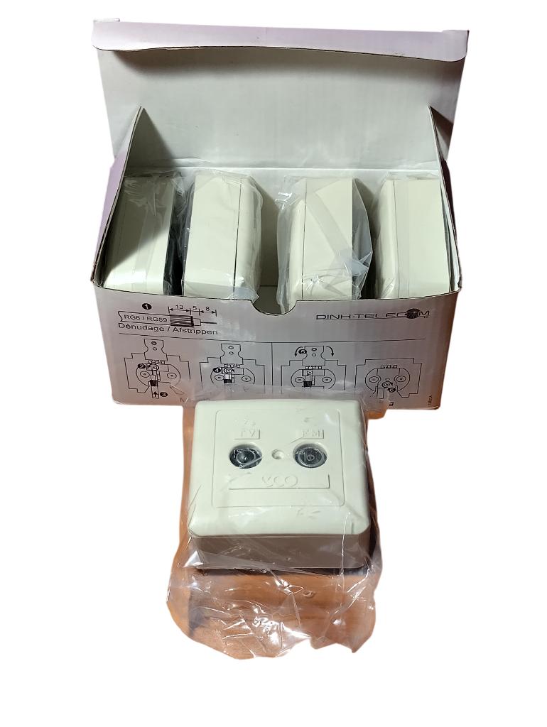 1 doos van 5 stuks VOO-01A/AS met DINH-telecombasis, Ophalen, Nieuw, Overige typen