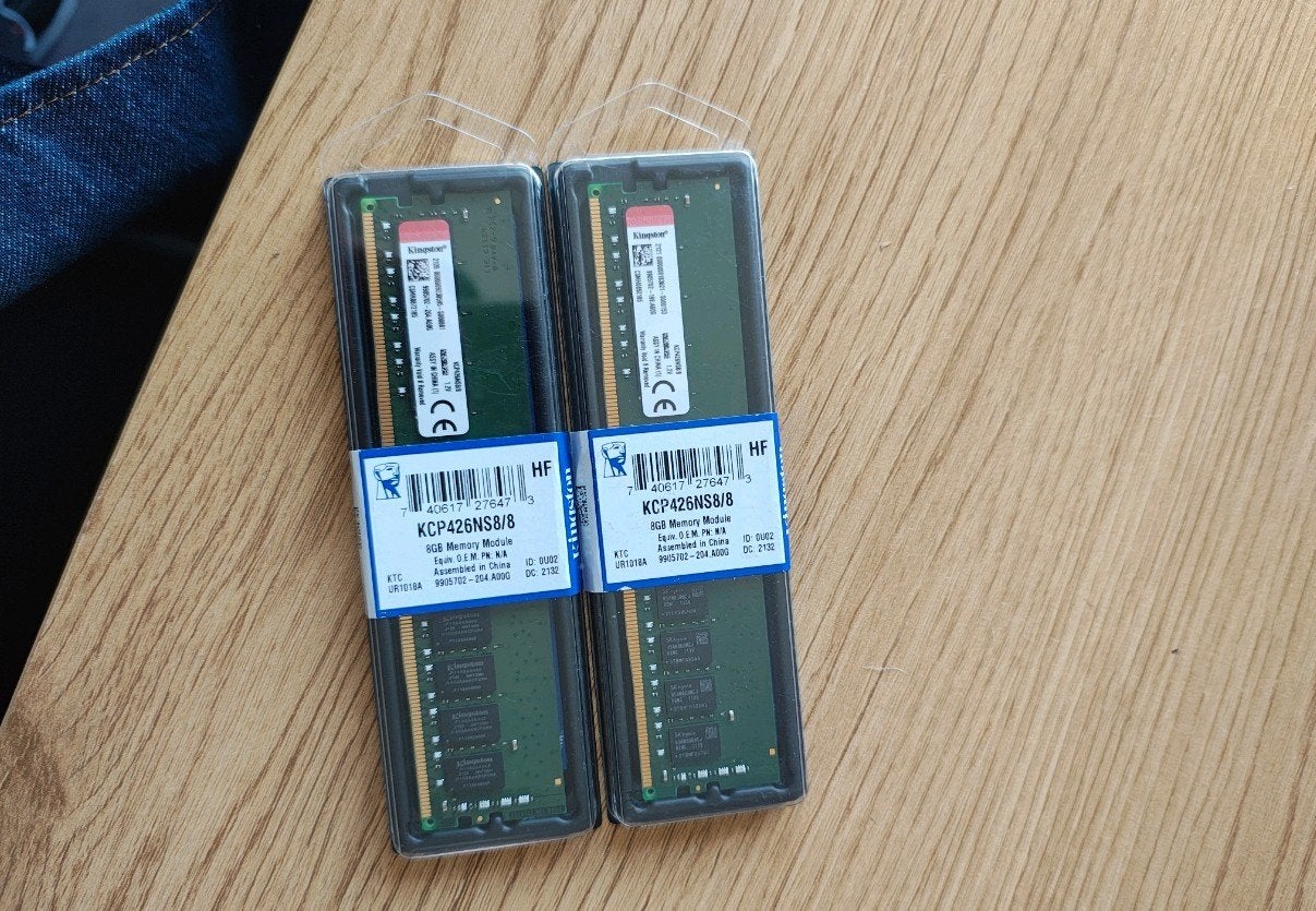 Kit 2x8go DDR4, Computers en Software, RAM geheugen, DDR4