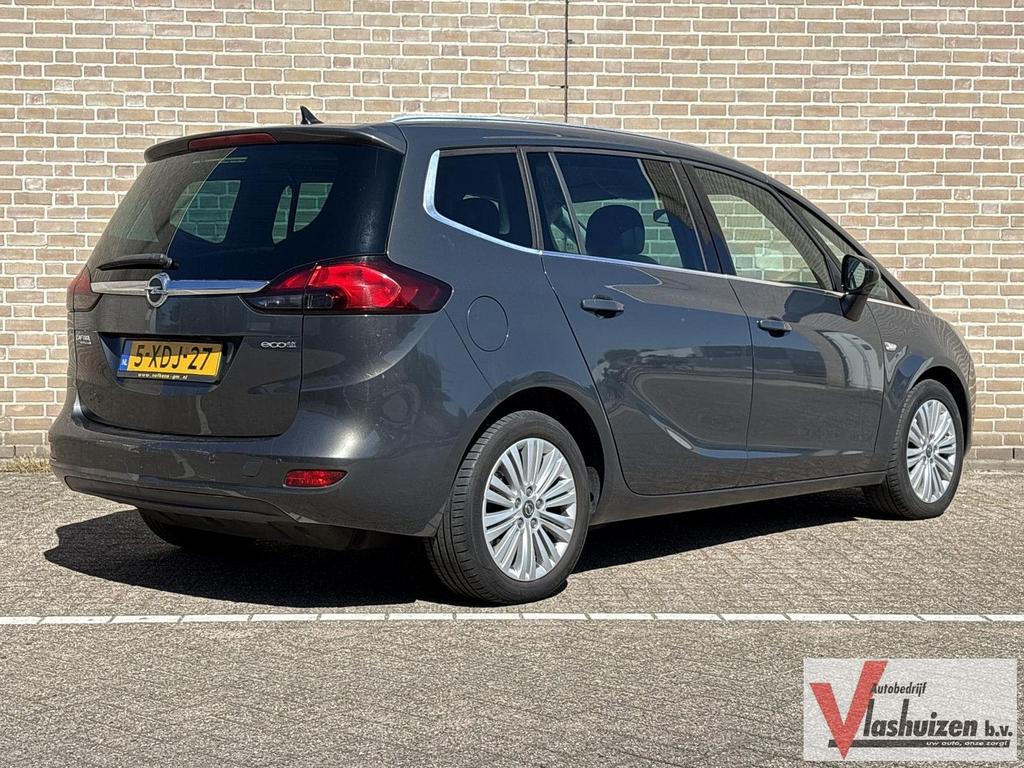 Opel Zafira Tourer 1.4 Design Edition 7p., Auto's, Opel, Monovolume, 139 g/km, Zwart, Bedrijf