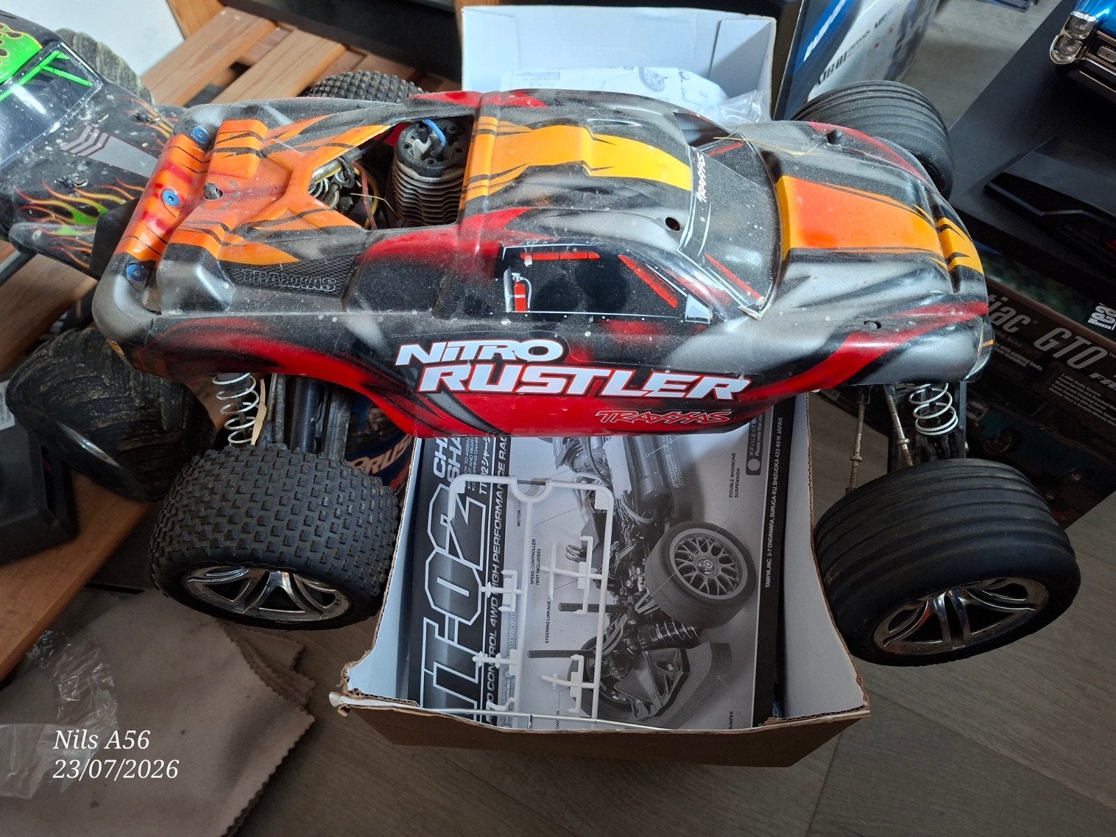 Traxxas Rustler Nitro, Hobby & Loisirs créatifs, Modélisme | Radiocommandé & Téléguidé | Voitures, Nitro, Enlèvement