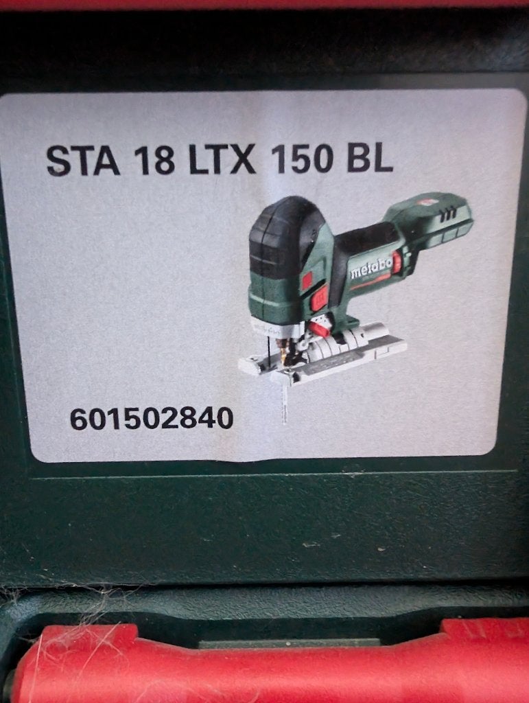 Scie sauteuse sans fil Metabo STA 18 LTX 150 BL + MetaBOX, Bricolage & Construction, Enlèvement, Comme neuf, Scie sauteuse, Metabo