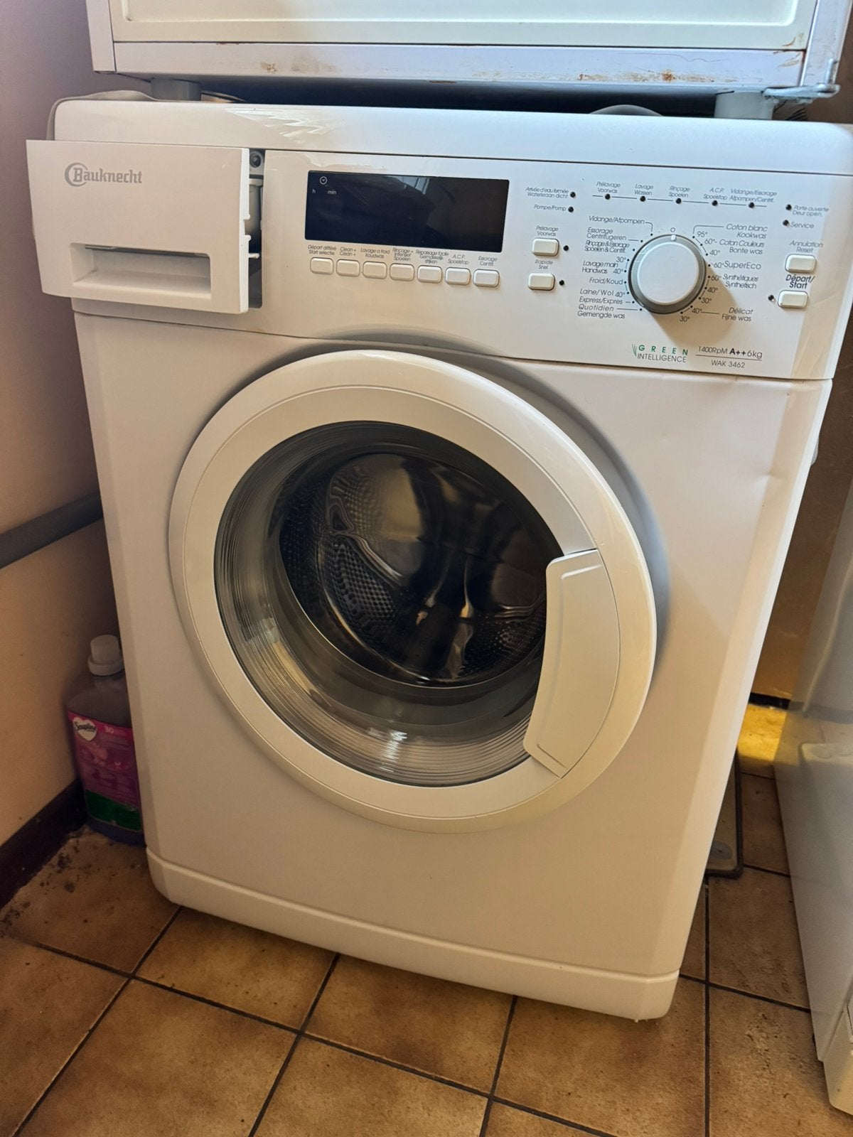 Wasmachine Bauknecht, Electroménager, 1200 à 1600 tours, 4 à 6 kg, Enlèvement, Utilisé