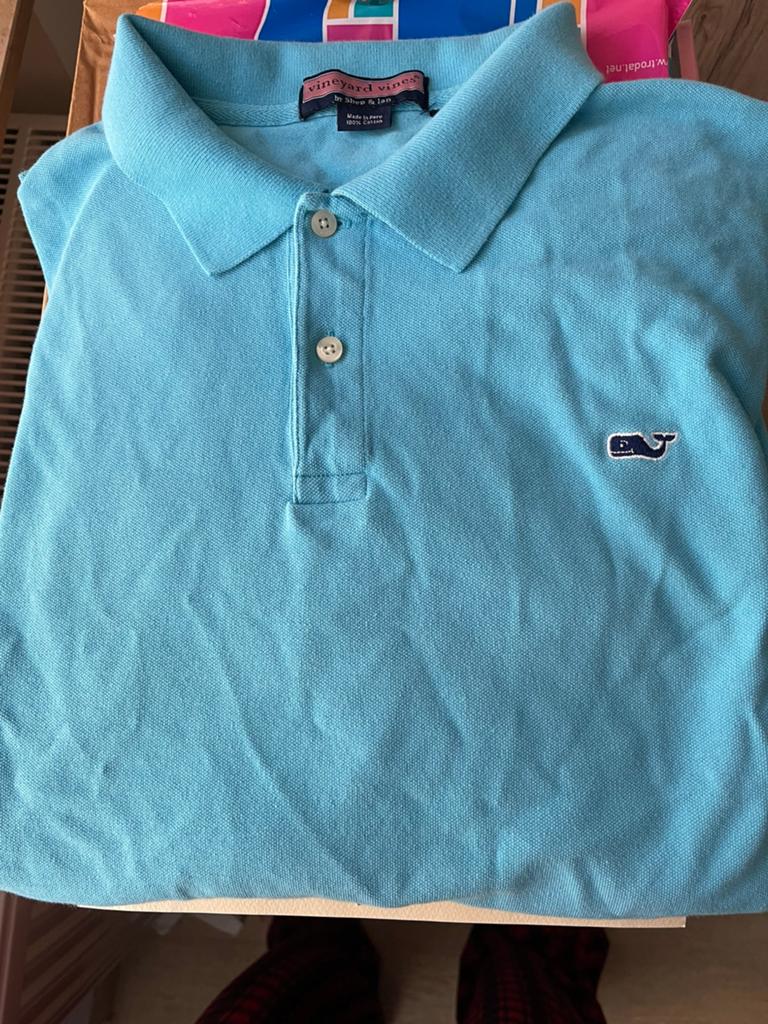 Polo. Vignes viticoles. Taille XXL, Vêtements | Hommes, Grandes tailles, Envoi, Comme neuf, Bleu