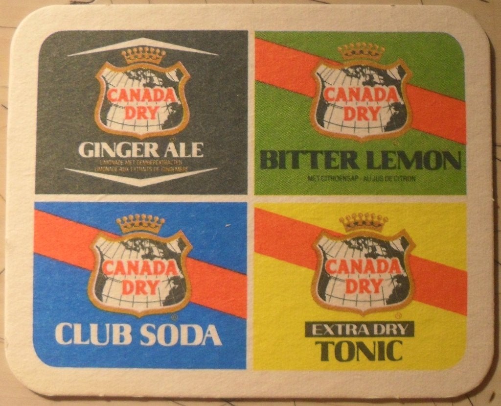 Sous-bock Canada Dry, Ophalen of Verzenden