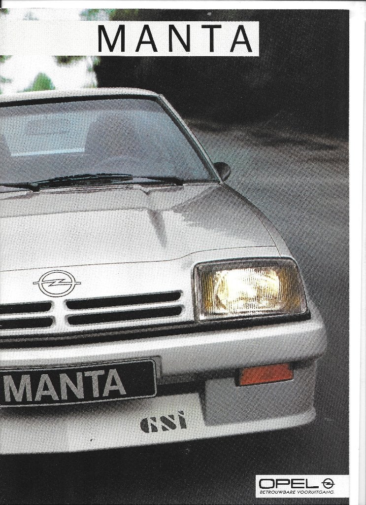 OPEL MANTA,  1985, Enlèvement ou Envoi, Comme neuf, Opel