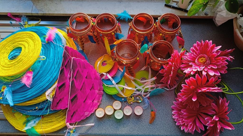 Feest decoratie communie huwelijk verjaardag, Hobby & Loisirs créatifs, Articles de fête, Enlèvement ou Envoi