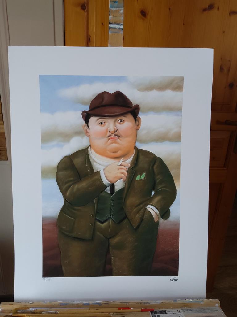 Litho botero, Ophalen of Verzenden