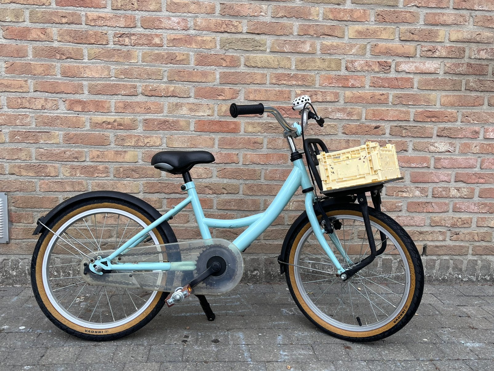 Unieke meisjesfiets, Ophalen, Gebruikt, 18 inch