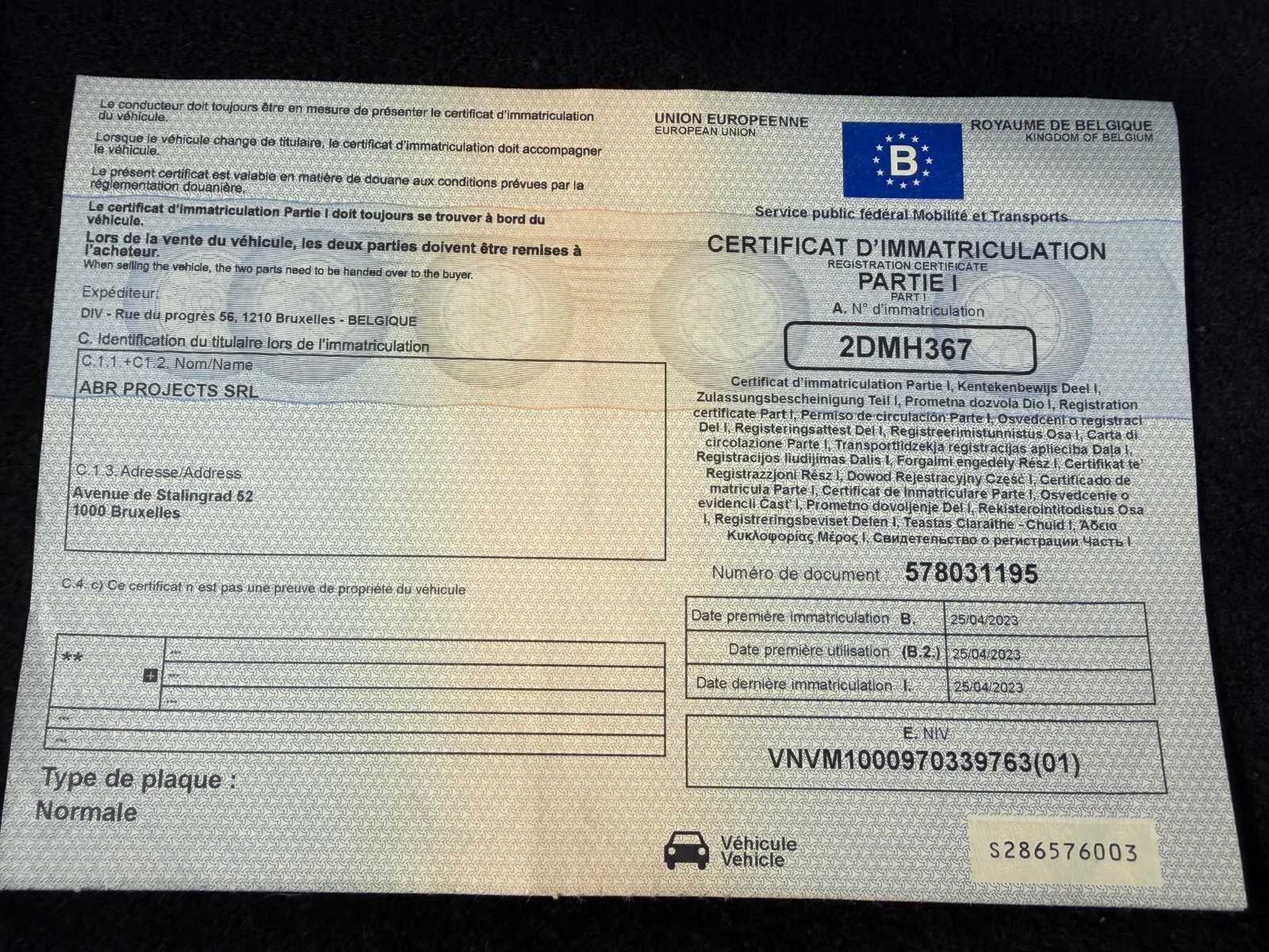 Nissan Interstar 2023 fourgonnette à toit haut – 91 363 k, Achat, Euro 6, Entreprise, Boîte manuelle