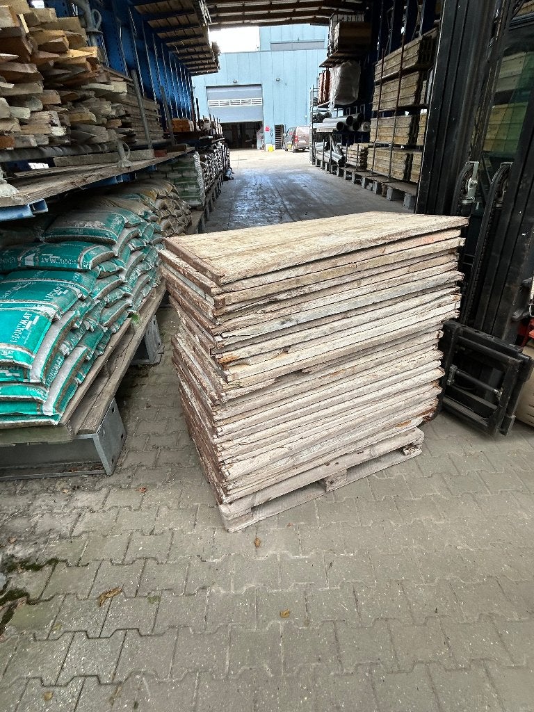 Steenschotten, Ophalen, Gebruikt, Hout