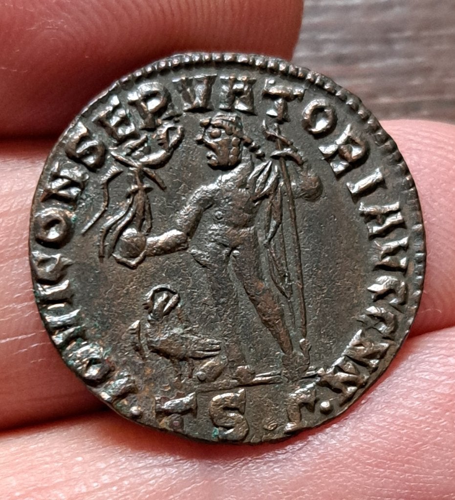 Licinius Ier - Très beau Follis - Thessalonique, Enlèvement ou Envoi, Autres pays, Monnaie en vrac