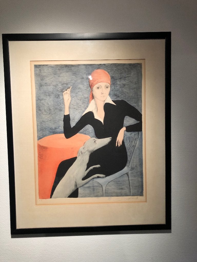 gravure de Roland Devolder, Antiquités & Art, Eau-forte, 1950 - 1999, Signé, 60 cm