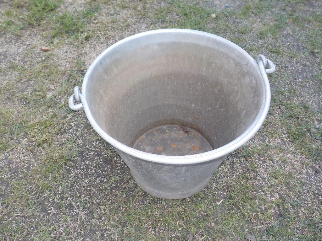 Zinken emmer, Tuin en Terras, Ophalen