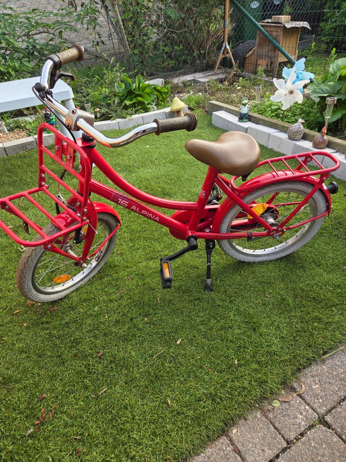kinderfiets 16 Inch, Fietsen en Brommers, Ophalen, Terugtraprem, 16 inch