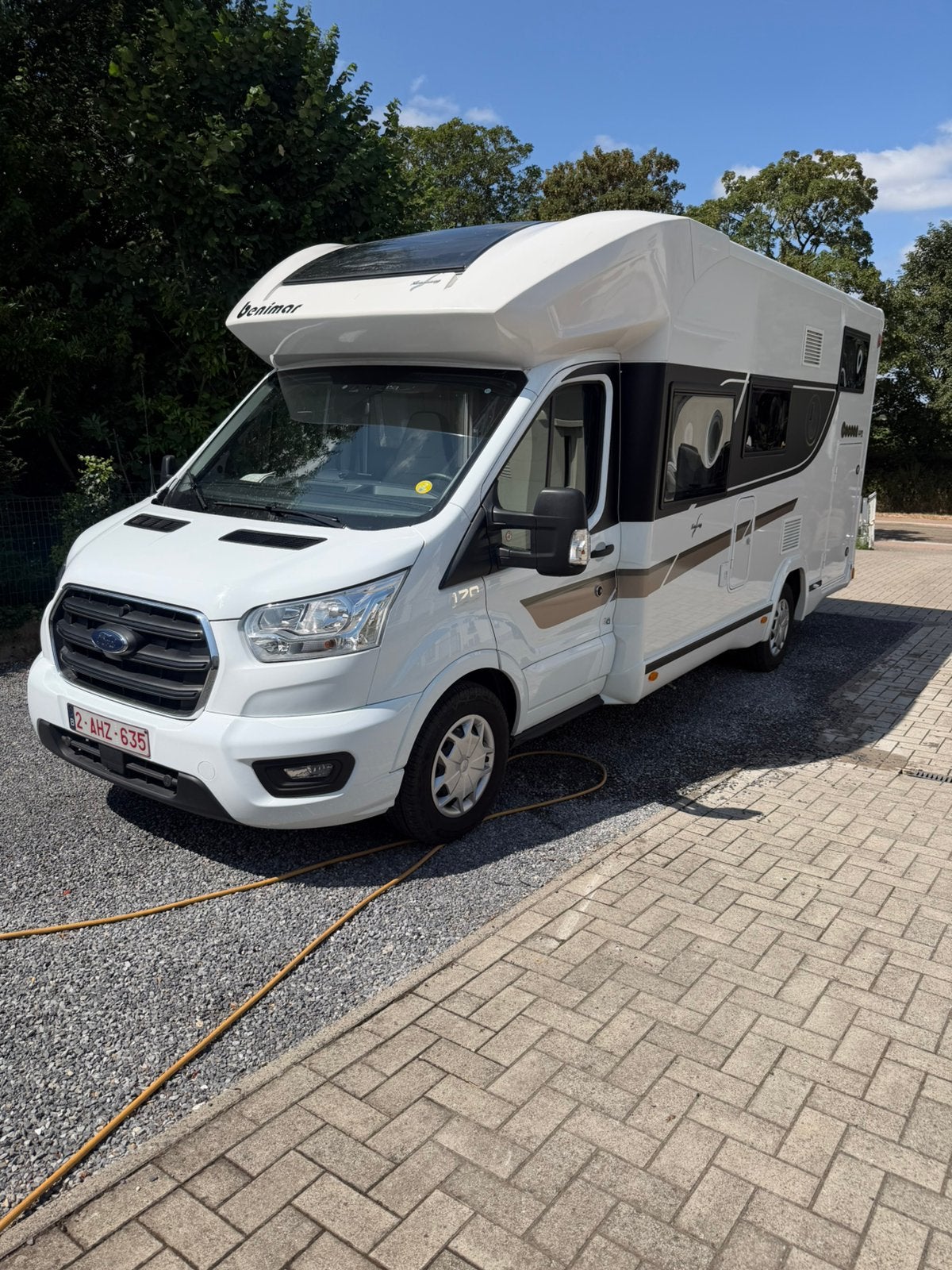 Nieuwe staat 29000 km  2021, Caravans en Kamperen, Automaat, Ford, Bedrijf, Diesel