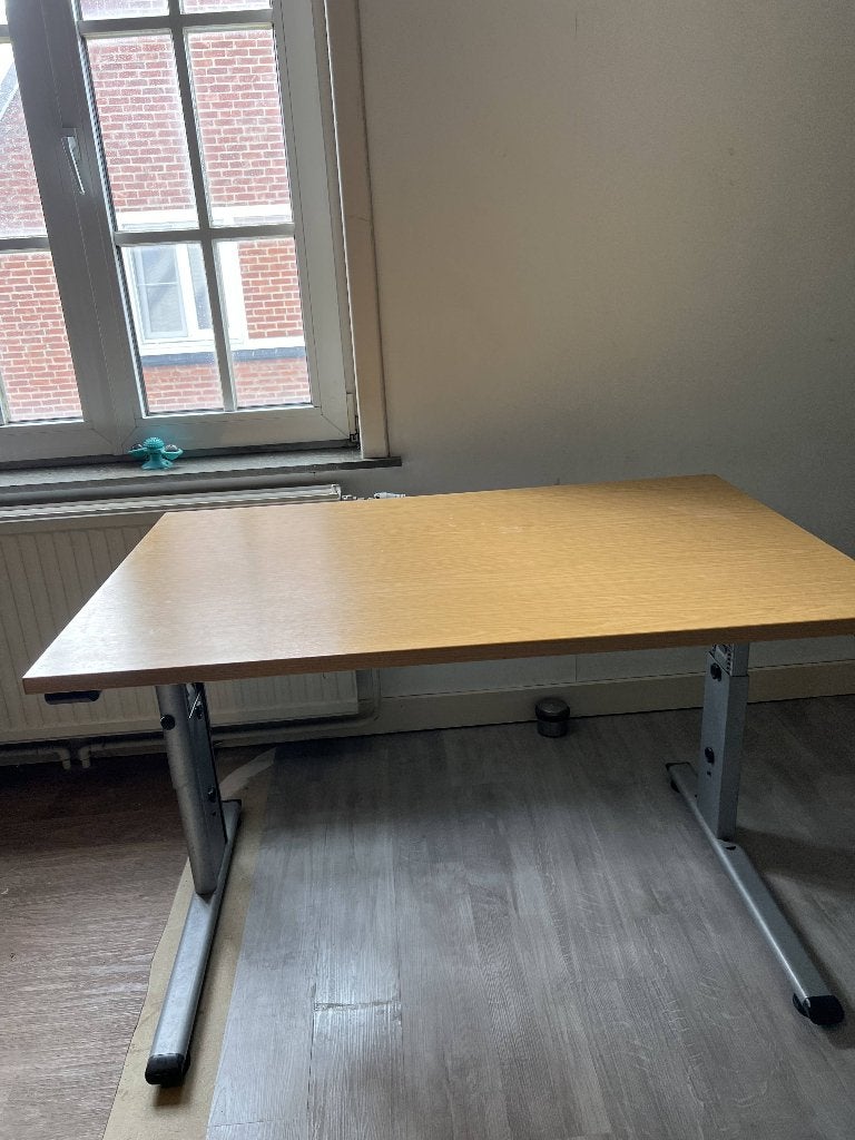bureau in hoogte verstelbaar, Maison & Meubles, Bureaux, Réglable en hauteur, 120 cm, Enlèvement, Bois