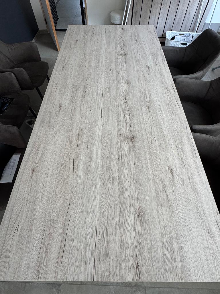 Eettafel, Huis en Inrichting, Tafels | Eettafels, Ophalen, Gebruikt, 200 cm of meer, 50 tot 100 cm