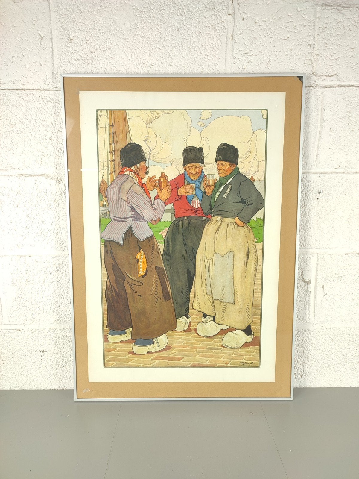 Oude affiche Henri Cassiers, Collections, Enlèvement ou Envoi