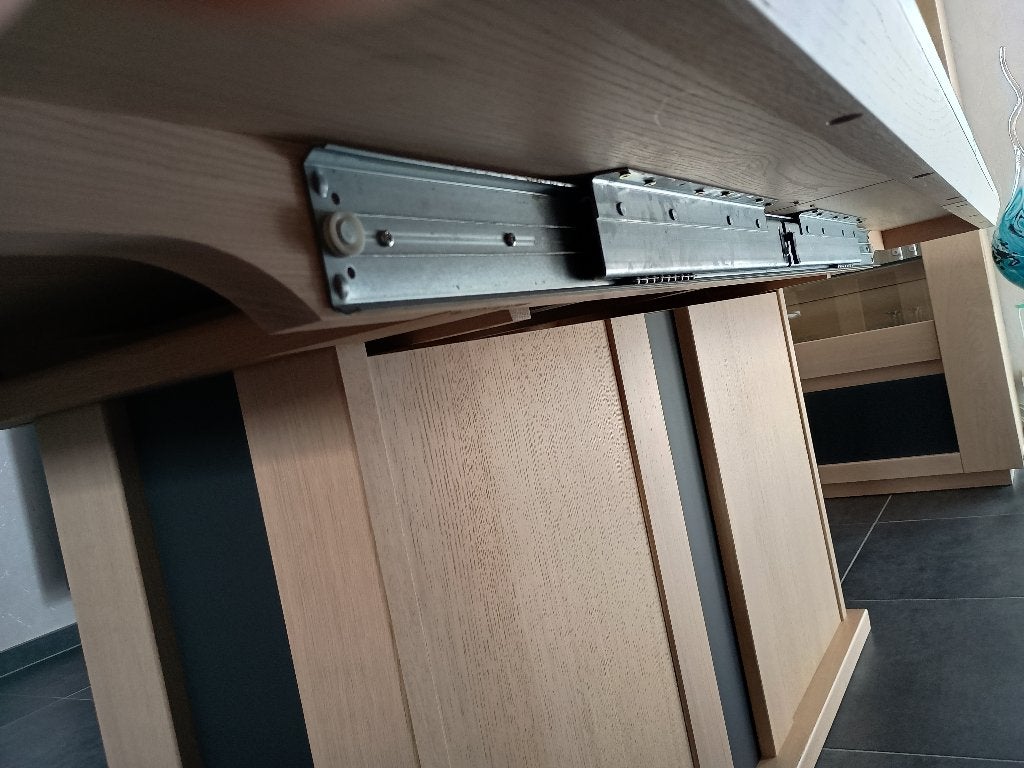 tafel, Comme neuf, 100 à 150 cm, Enlèvement, Chêne