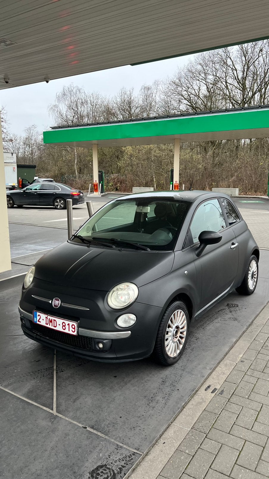 Uitstekende Fiat 500 1.4 Benzine Matt Zwart, 1005 kg, Achat, 149 g/km, Alarme