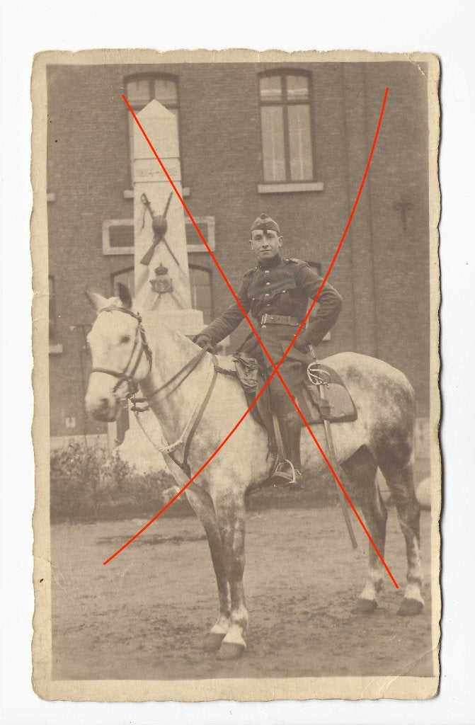 Ruiter van de 2e Chasseurs à Cheval, Verzenden