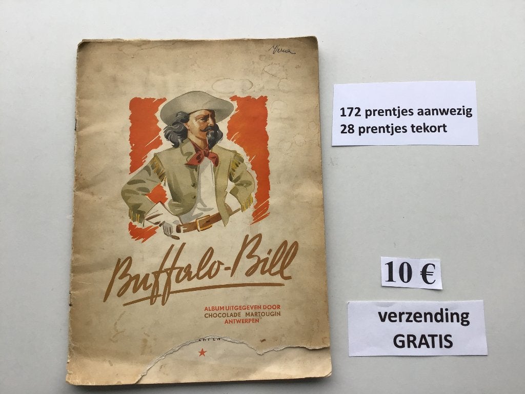 Album en chocolat Buffalo Bill | Martougin Antwerp, Antiquités & Art, Enlèvement ou Envoi